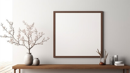 Blank_empty_canvas_picture_frame_for_mock_up_in_Chinese