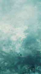 Obraz premium Abstract Teal and White Canvas