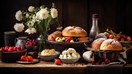 easter_traditional_dishes_on_rural_wooden_table