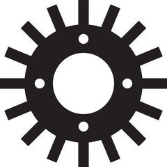 Obraz premium Gear Icon Illustration 