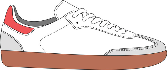 neakers vector illustration