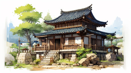 Korean traditional house