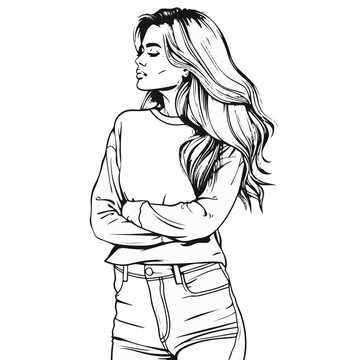 shillouet fashion girl logo b13