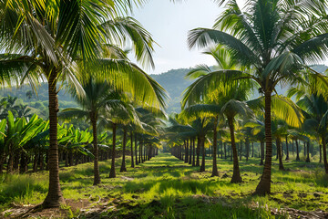 Obraz premium coconut trees