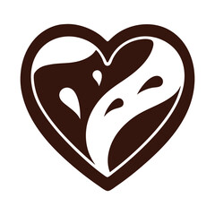 Chocolate cake vector  illustration