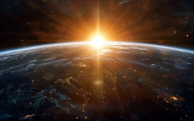 Sunrise Over Earth