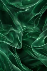 Obraz premium Abstract background, organic, flowing, deep forest green background 