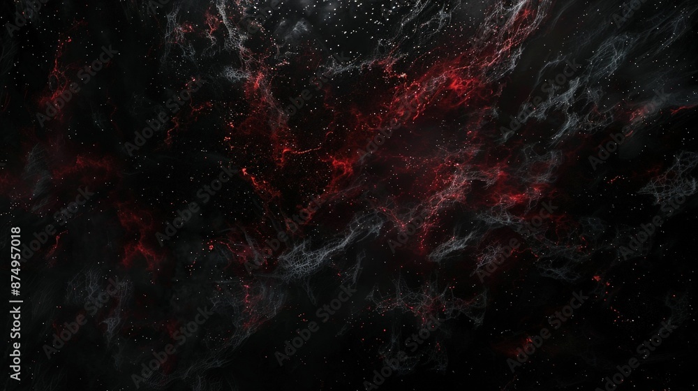 Poster illustrate a background with soft paint brushstrokes that overlap in a random, yet aesthetically ple