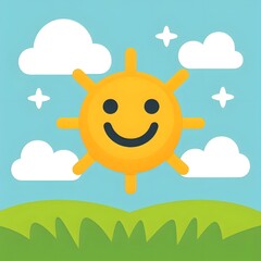 Fototapeta premium sun and cloud