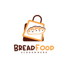 Bread Shop logo vector template, Creative Shop Bread logo design concepts