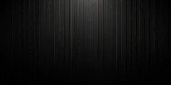 Seamless black wood plank wall texture background with spotlight