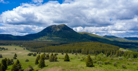 mont dore, french auvergne landscape