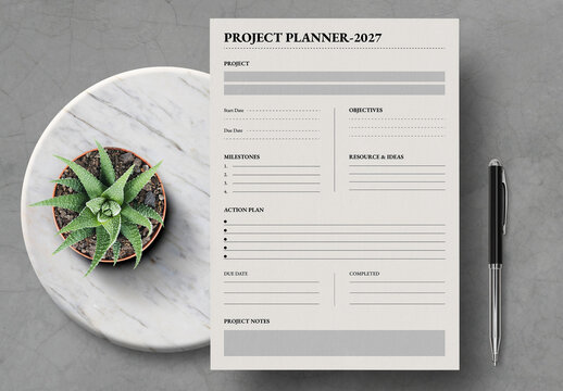 Project Planner Template