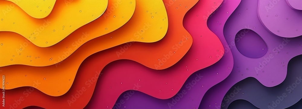 Poster colorful abstract gradient fluid liquif dynamic shape background, marbling background with the color