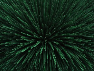 Obraz premium Abstract organic green lines as wallpaper background illustration.