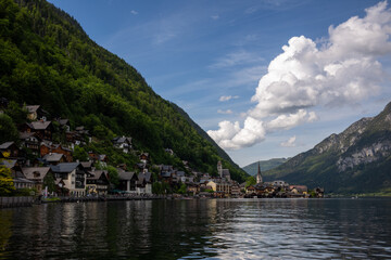 lake and mountains