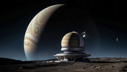 Observatory on a Distant Planet.