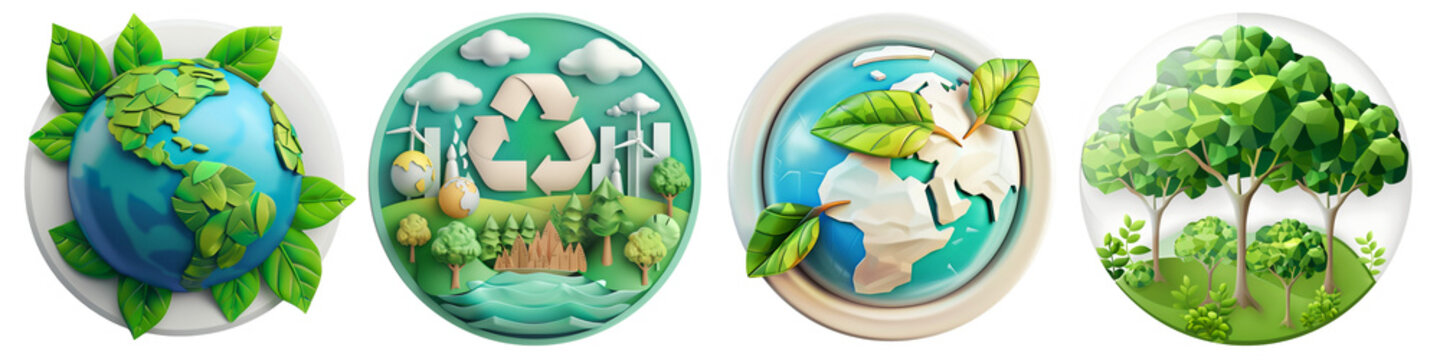 Environmental Policy clipart collection, symbol, logos, icons isolated on transparent background