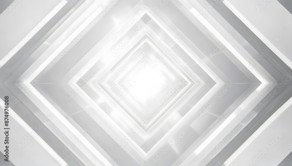 Poster abstract white square shape background. generative ai.