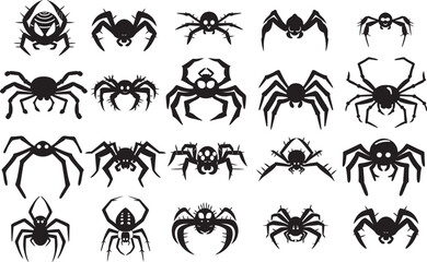 Spider SVG Bundle, Glowforge or Cricut Files, Laser Cutting, Gnomes CNC Cut File, Metal Yard Art for Cutters, Silhouette, DXF.