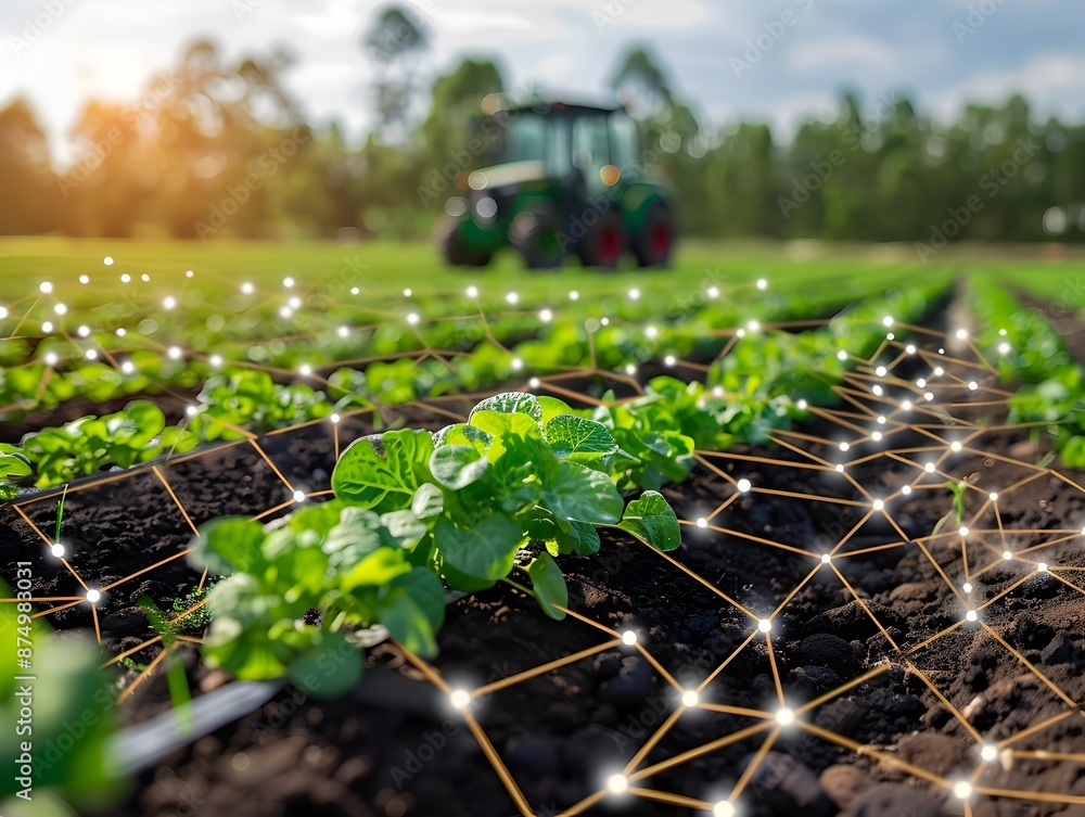Poster advanced agricultural resource management leveraging sensors and for optimized crop yields