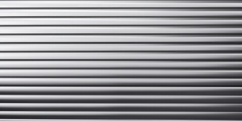 Abstract Close-up of a Metallic Roller Shutter with Horizontal Grooves