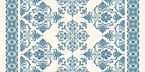 Motifs African boho paisley Floral Ikat pattern embroidery border. Ethnic ikat floral Ethnic Indian Pattern Ikat pattern Ethnic Pattern.Border indian floral Aztec embroidery border seamless patterns.