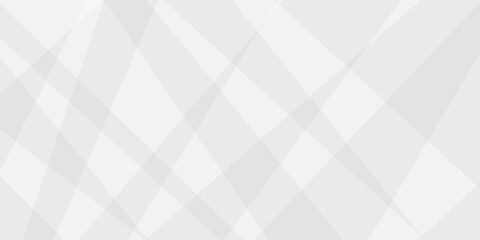 Abstract background with white and gray and geometric style with simple lines and corners  with triangles shape design.  Banner web template abstract white square shape with futuristic shape design