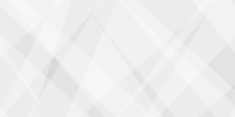 Abstract background with white and gray and geometric style with simple lines and corners  with triangles shape design.  Banner web template abstract white square shape with futuristic shape design