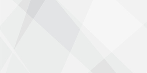 Abstract background with white and gray and geometric style with simple lines and corners  with triangles shape design.  Banner web template abstract white square shape with futuristic shape design