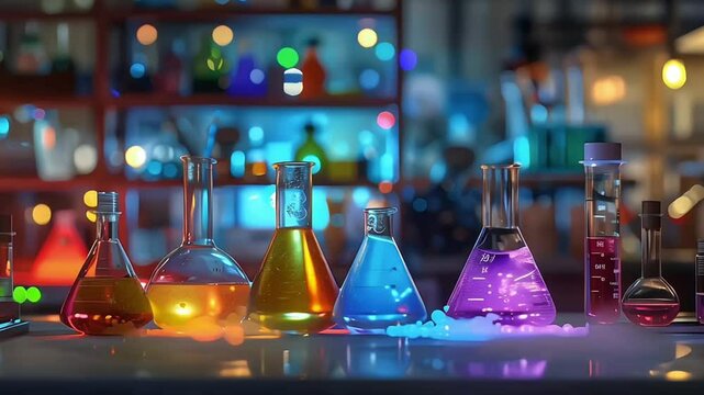lab chemistry or science research and development concept