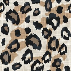 Contemporary Leopard Print for Home Textiles