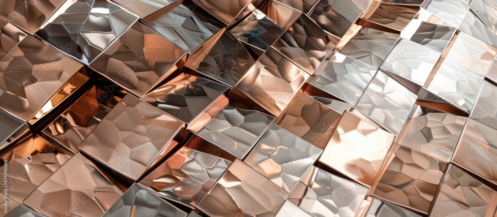 Poster metallic foil is known for creating captivating patterns, symbolizing sophistication and modern desi
