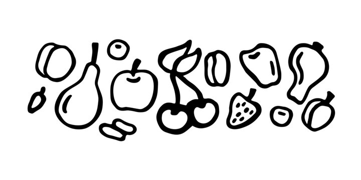 banner of various vegetables and fruits