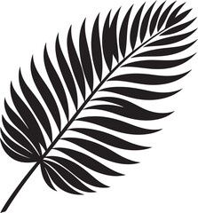 Fototapeta premium rawan leaf Image, Stock Silhouette, vector black color silhouette