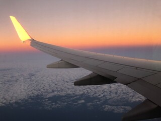 Obraz premium view from the airplane window