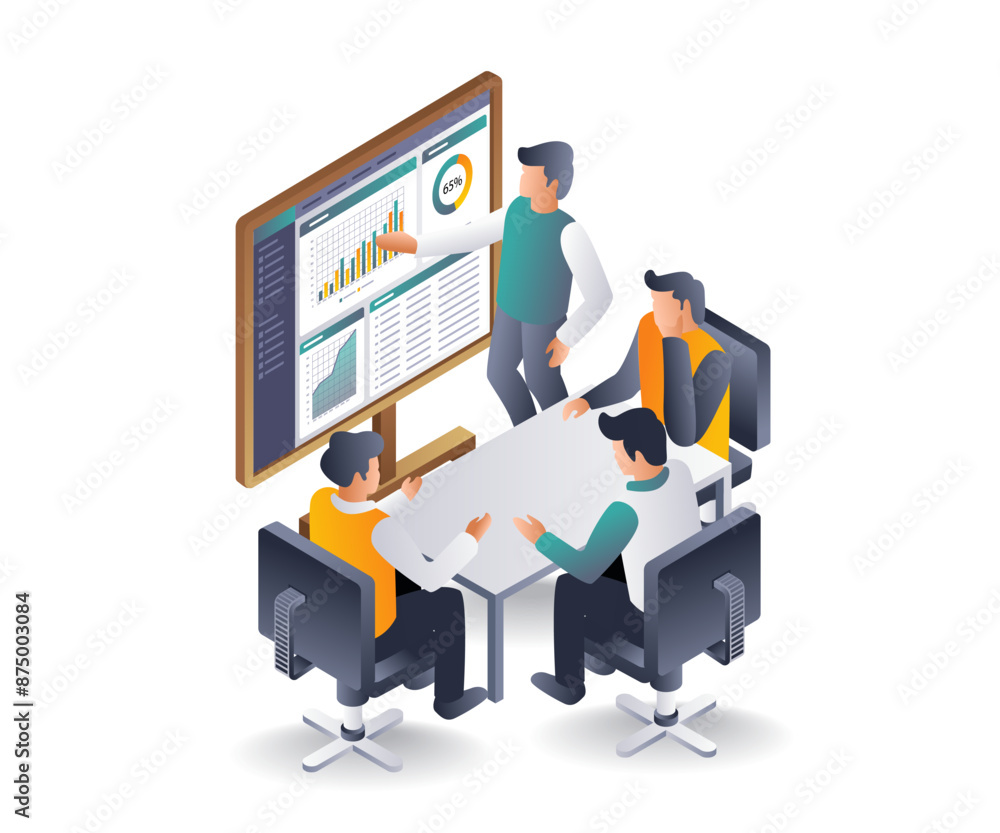 Poster strategic insights from business growth data analysis