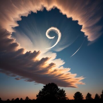 On cloud nine 9, english idiom, concept of being euphorically happy