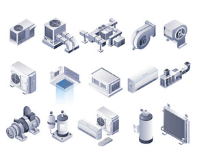 Industrial HVAC Equipment Cooling Systems