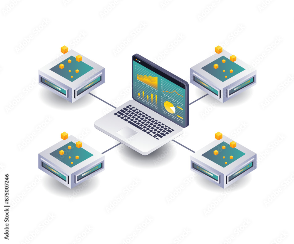 Aufkleber Network analyzing business data development in blockchain technology