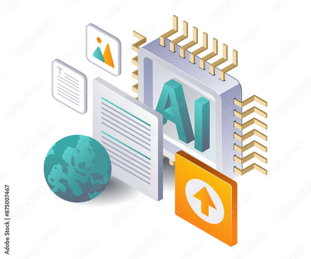 Poster managing data with artificial intelligence