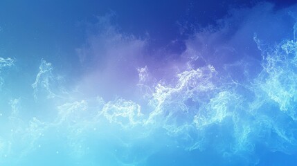 Ether with Soft Blue color gradient minimalist background , noise texture, 4k