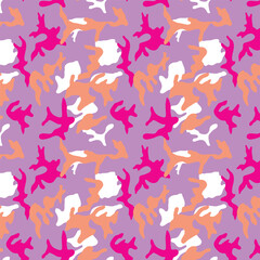 Abstract grunge camouflage, seamless texture, military camouflag