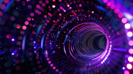 Obraz premium Abstract Tunnel of Lights
