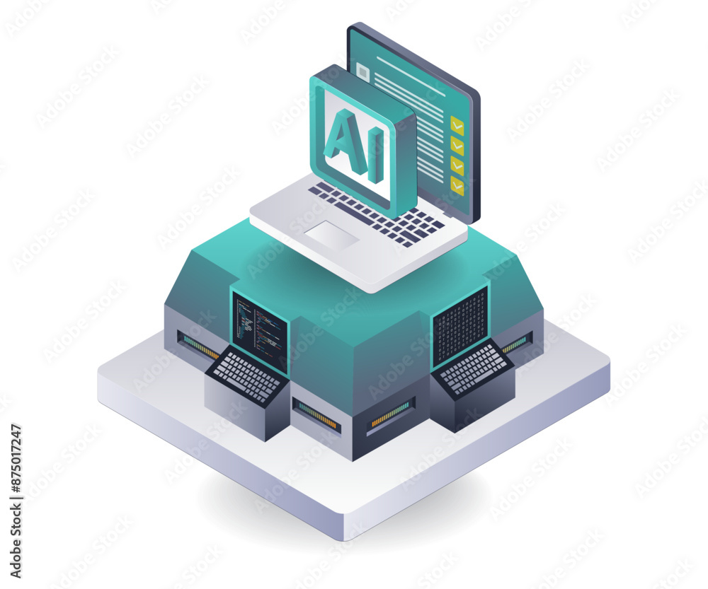 Poster developer of artificial intelligence systems technology