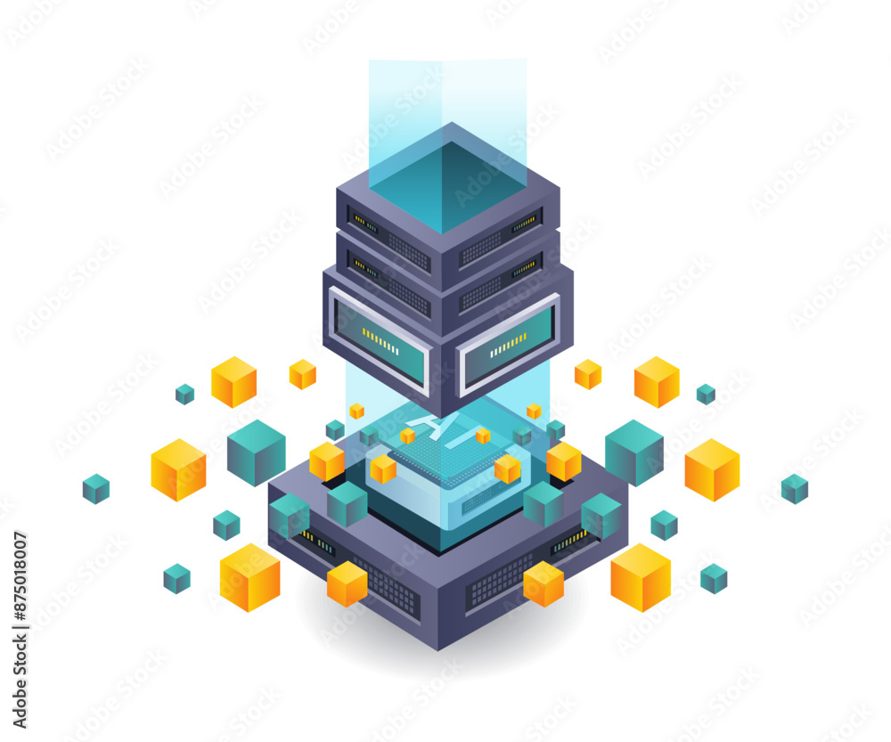 Poster Data Analysis in Blockchain Server Technology Development