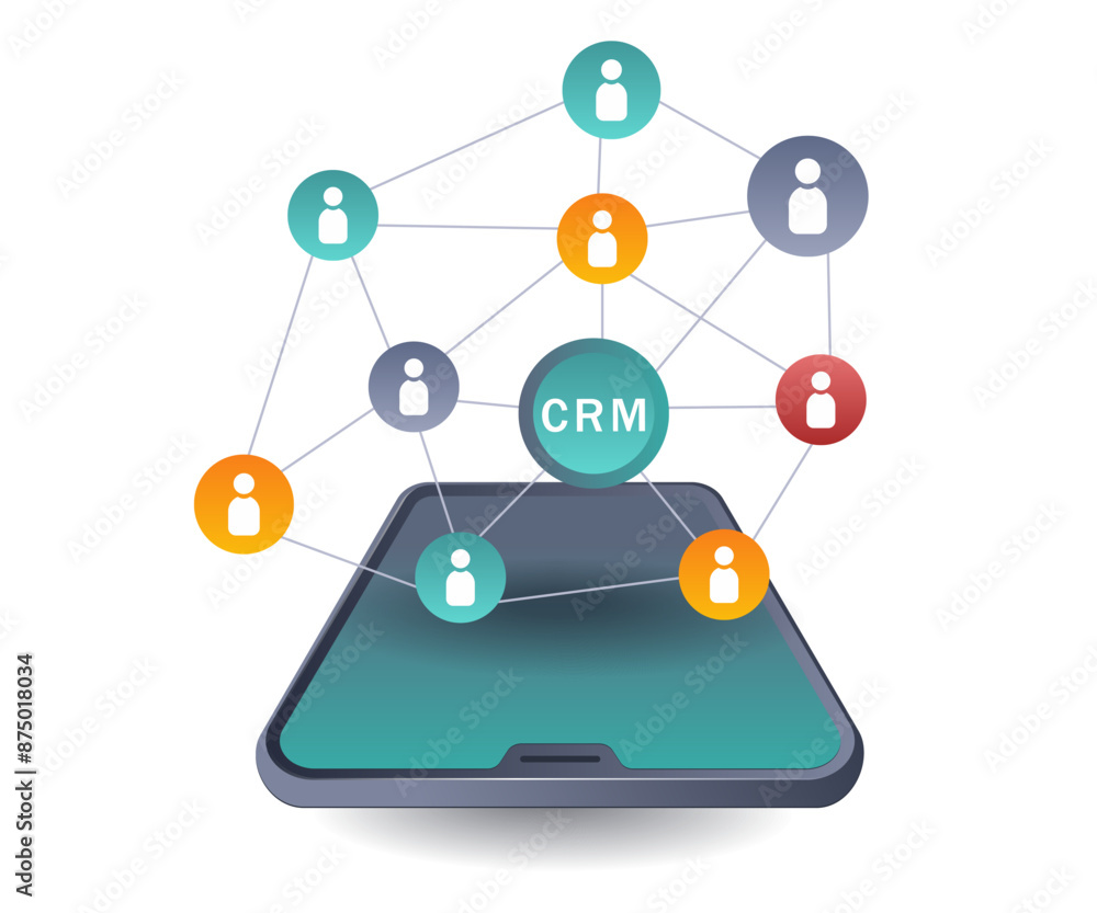 Poster crm system network and business expansion