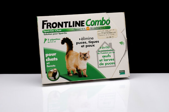 Pipettes de protection contre les puces et tiques des chats  de Frontline Combo