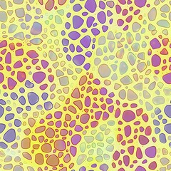 Brown and Green Tribal Organic Pattern with Circular and Linear Elements