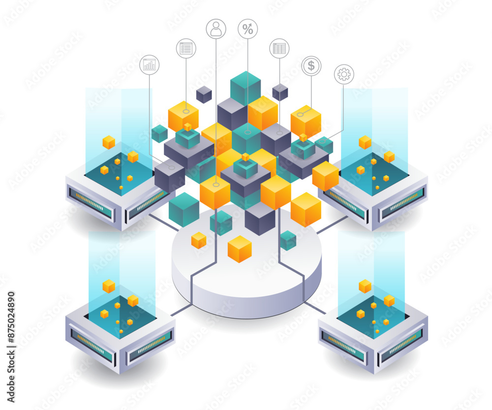 Poster Business System Integration with Blockchain Technology Network